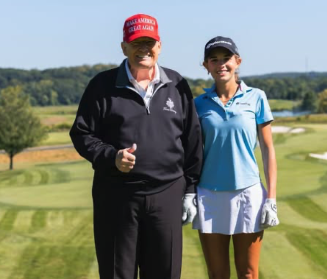 트럼프 대통령 손녀 카이, 내년 LPGA 대회서 데뷔전 예정