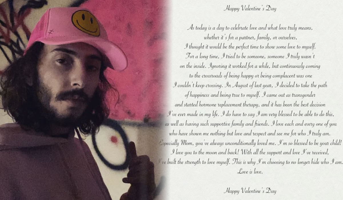 린킨파크 체스터 베닝턴 子, 트랜스젠더 커밍아웃!